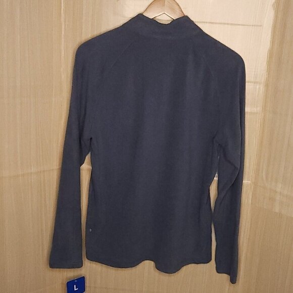 Mondetta Mens New Blue Fleece 1/4 Zip Pullover Jacket Large - Picture 2 of 7